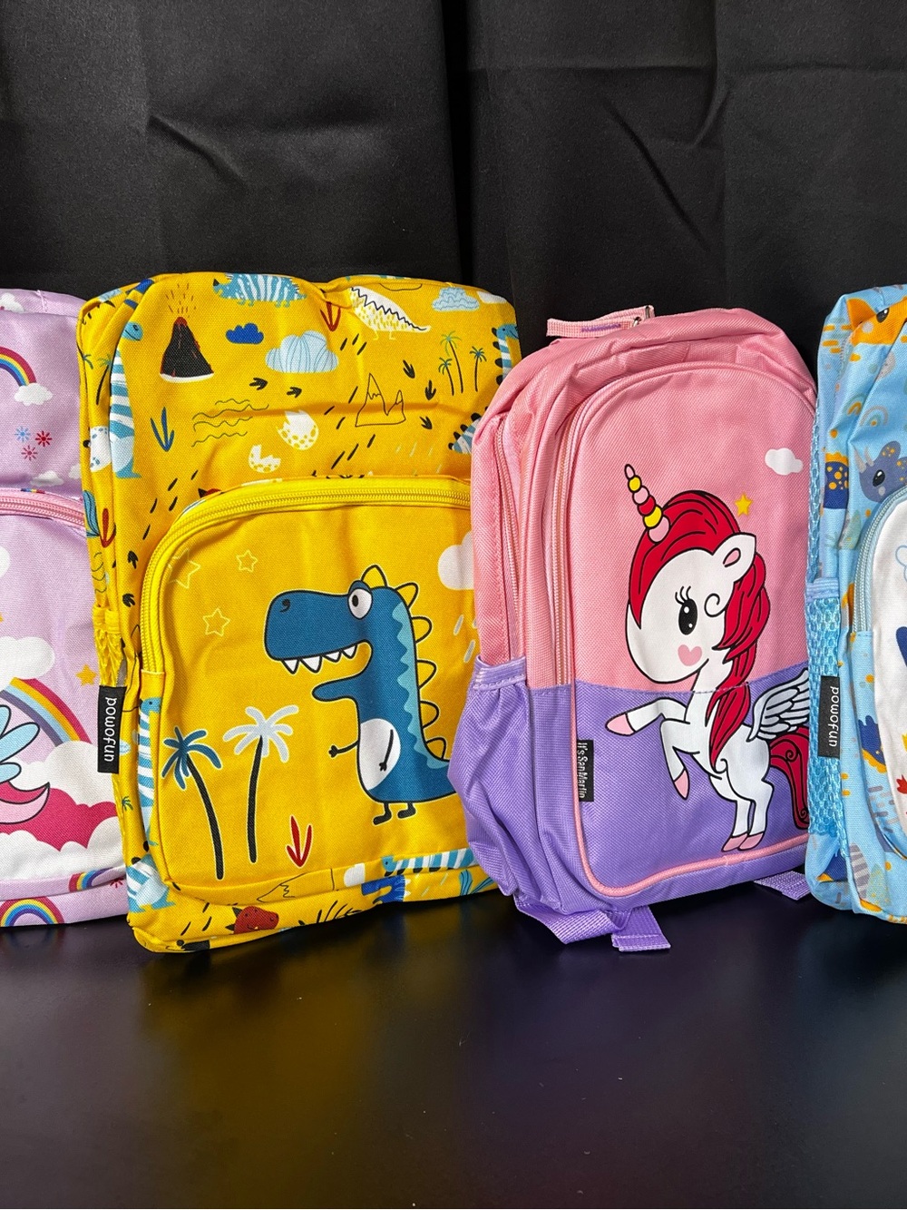 Kids Unicorn Backpack - Pink and Purple Compact School Bag